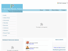 Tablet Screenshot of drpavankumar.com